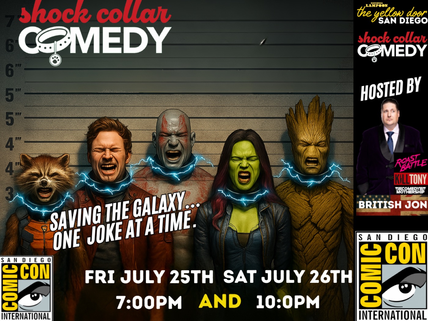 Shock Collar Comedy at San Diego Comic-Con, Yellow Door Comedy Club