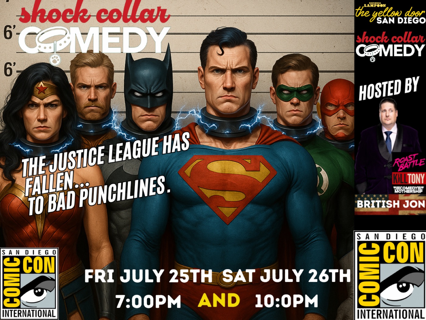 Shock Collar Comedy at San Diego Comic-Con, Yellow Door Comedy Club